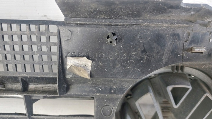 фото №9, Vw volkswagen golf iv - решётка радиатора решётка карбон / 1j0853655d 1j0853651f