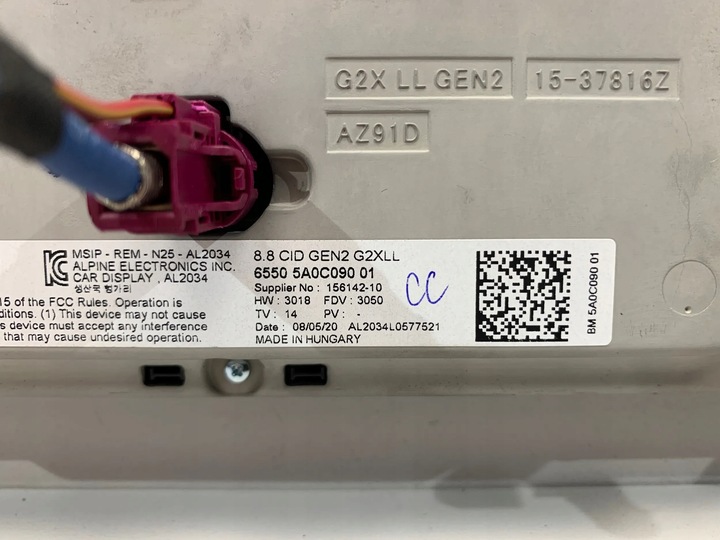 фото №5, Bmw g20 g21 g22 екран монітор навігації 5a0c090