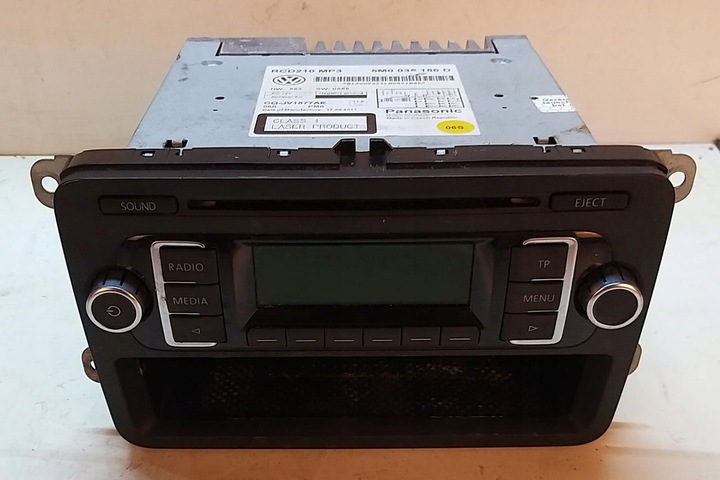 фото №1, Радио заводские cd mp3 5m0035156d polo 6r 09-17