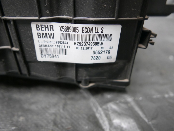 фото №8, Bmw f10 отопитель кондиционера подача воздуха 9202574