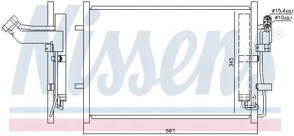 фото №12, Конденсатор радіаторів кондиціонера [nissens]