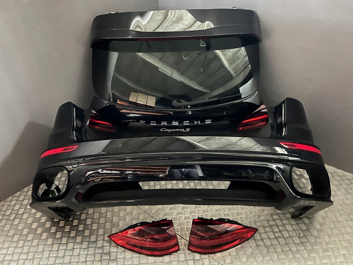 фото №13, Кришка кришка багажника зад porsche cayenne s ii 7p5 рестайлінг 2014-2017 lc9x