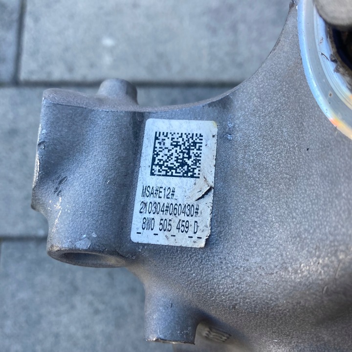 фото №6, Audi a4 b9 поворотный кулак левая зад 8w0505459d / 8w0505431q / 8w0505435aa