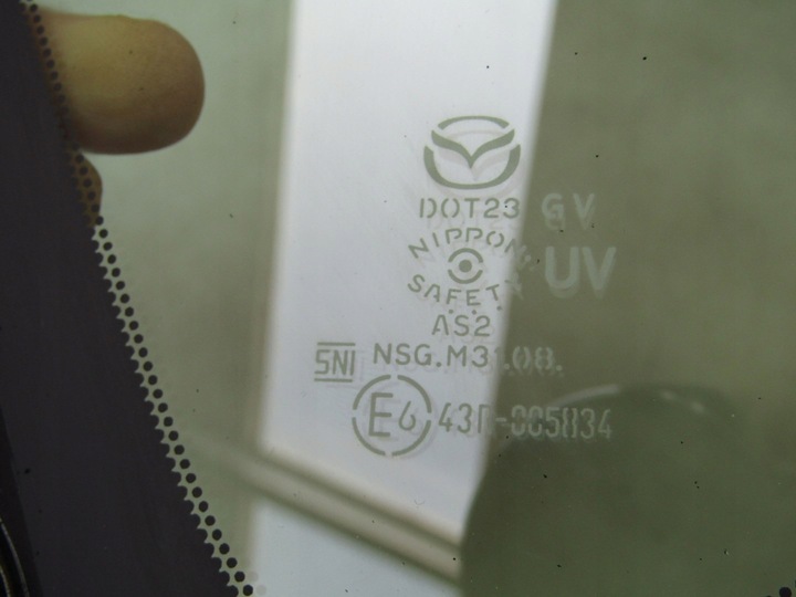 фото №7, Cx-60 23r стекло кузовная правая задняя правые зад заднее малый