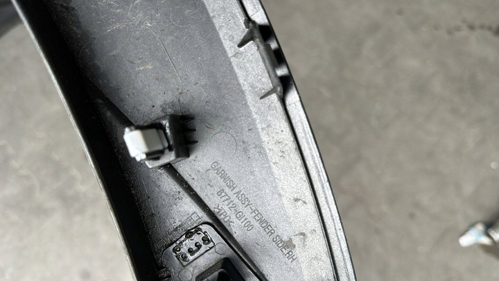 фото №5, Hyundai ioniq 5 2021-планка na крыло правая передняя