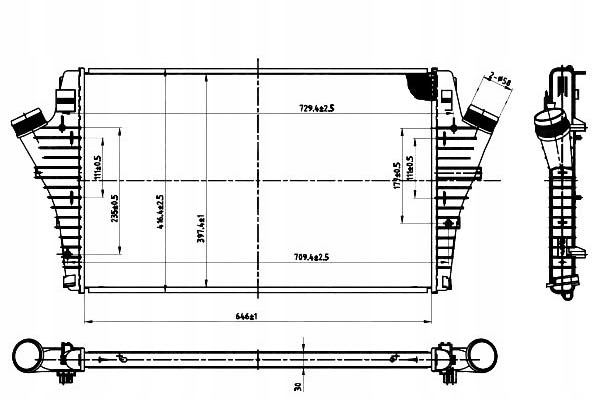 фото №2, Інтеркулер opel vectra c 02- 1.9cdti, signum 03-