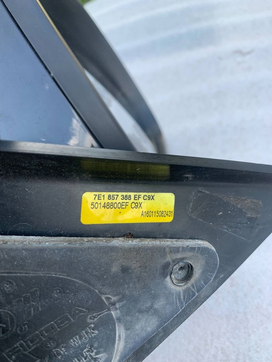 фото №13, Vw t6 multivan transporter праві електричні дзеркало lc9x 7 pin+3 оригінал