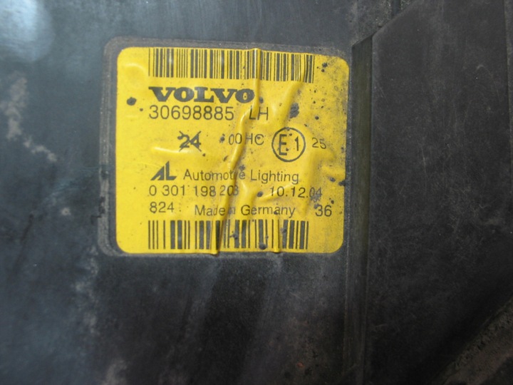 фото №16, Лампа перед volvo s40 v50 04-07r. 30698885 європа оригінал