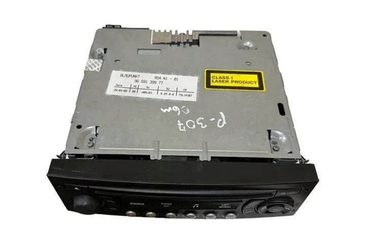 фото №8, Радио з навигация peugeot 307 break 3e 9659139977 1.6l дизель 66kw 2006