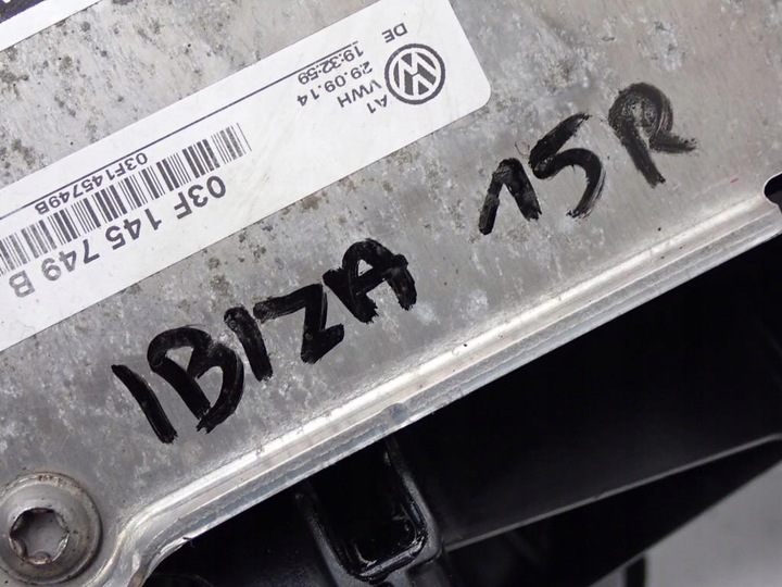 фото №13, Коллектор всасывающий 03f129711h vw polo v 6r 6c seat ibiza iv 6j 1.2 tsi cbz 15r