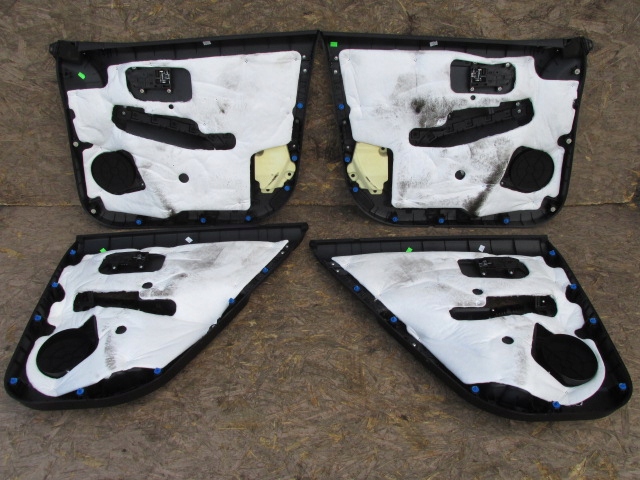 фото №11, Kia sportage iii 2010-2015r. обшивки оббивка двері комплект чорна шкіра