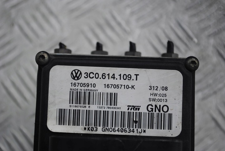 фото №5, Насос abs vw passat b6 2.0 tdi cr 3c0614109t