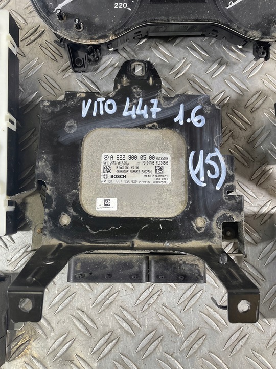 фото №5, Vito 447 15- блок керування комп'ютер набір 1.6 a6229000500