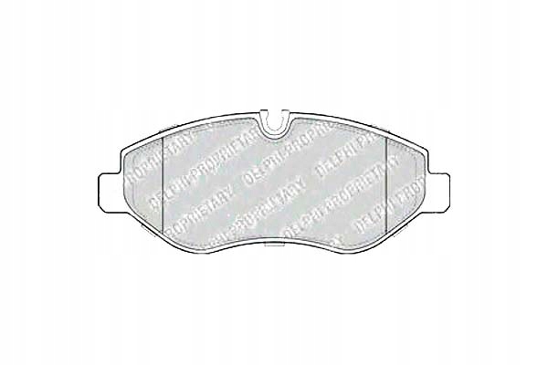 фото №1, Delphi тормозные колодки тормозные mercedes esprinter 910 m