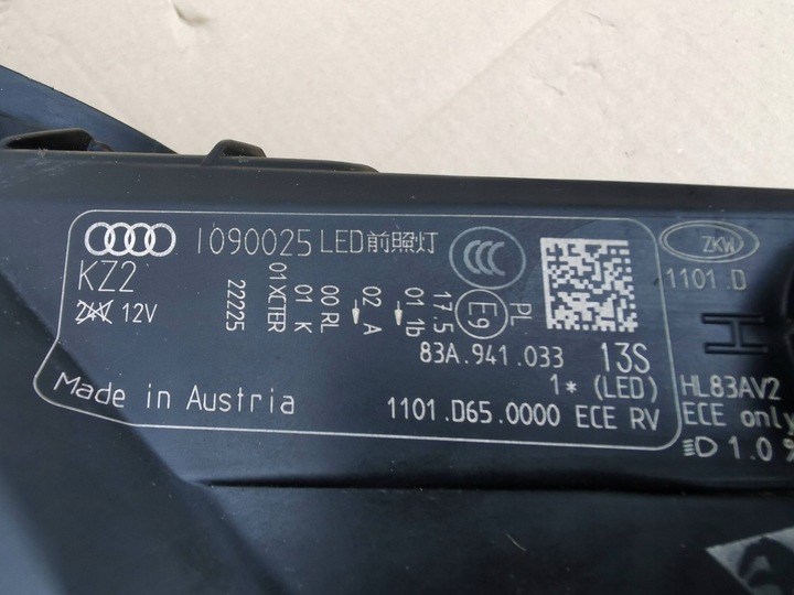 фото №16, Audi q3 ii 83a лампа передня ліва європа повний led 83a941033