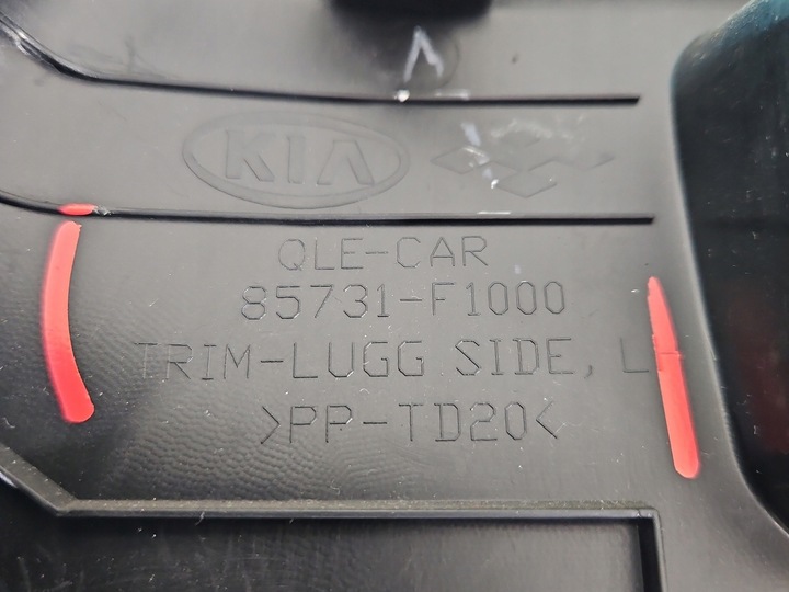 фото №9, Обивка багажника левая боковина kia sportage iv 15-21 85731-f1000