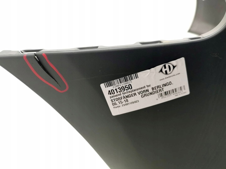 фото №13, Бампер перед переднє citroen berlingo b9 15-18 4013950 1613563780