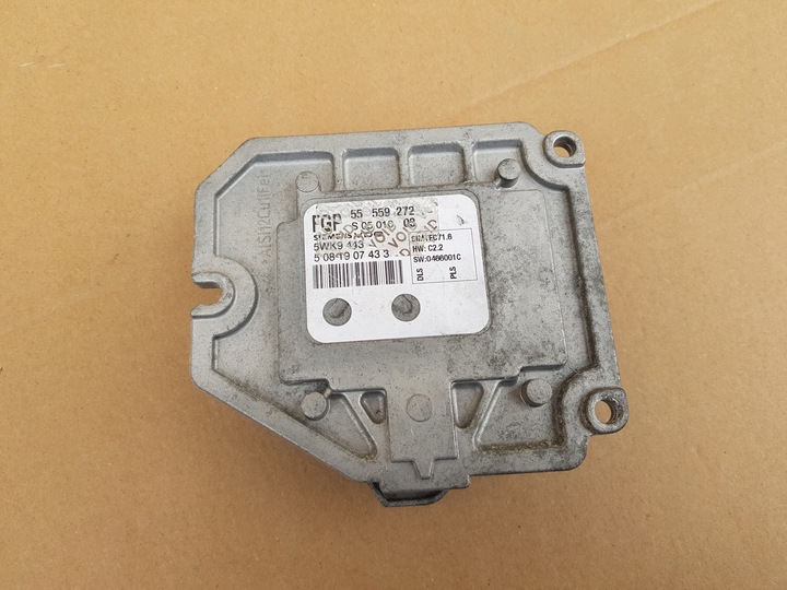 фото №7, Блок керування двигуна opel astra h 1.8 16v z18xe 125km 55559272 5wk9443 справний