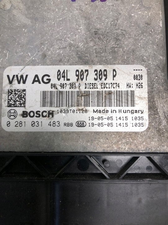 фото №5, Комп'ютер двигуна skoda kodiaq 04l907309p
