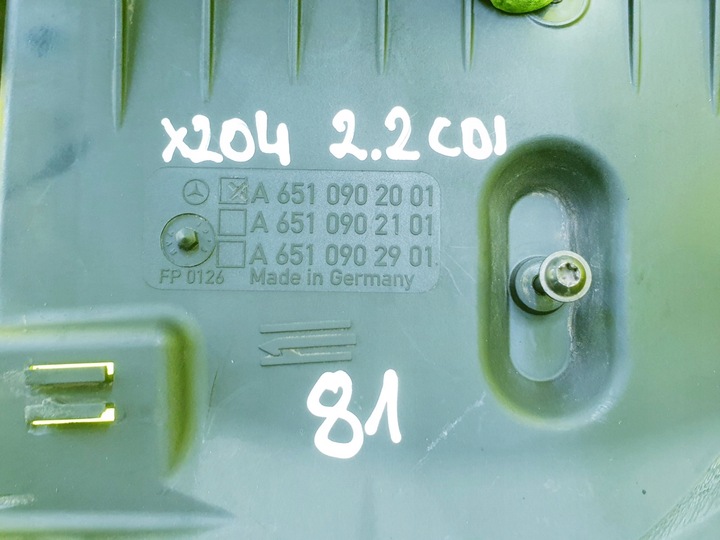 фото №9, Корпус фильтра воздуха x204 w212 906 w204 2.2 cdi a6510902001