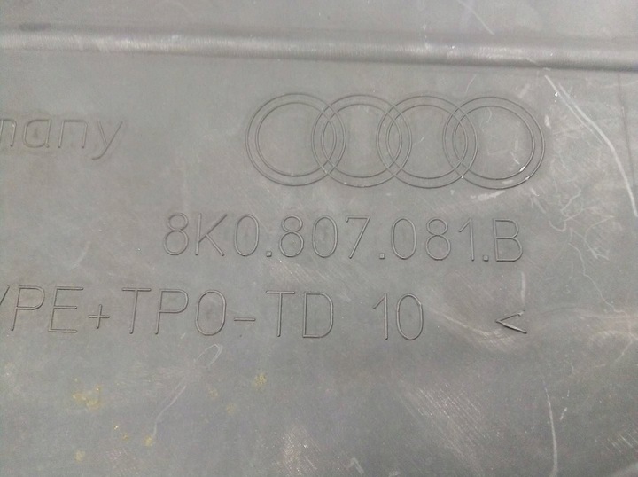 фото №9, Audi a4 s4 b8 8k 2009 8k0807081b защита ремня передней