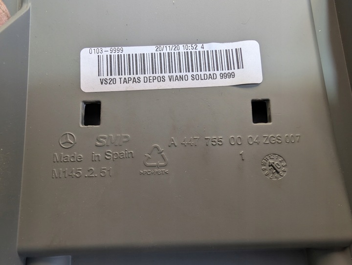 фото №9, Mercedes vito w447 v-klasa заливная горловина топлива крышка a447750000 новый оригинал