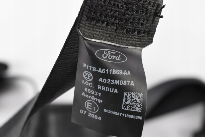 фото №13, Ремені безпеки лівий праві перед зад комплект ford puma ii mk2