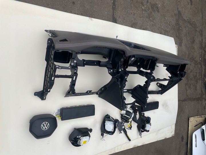 фото №5, Vw amarok ii 2hj панель консоль ремені подушка air bag комплект