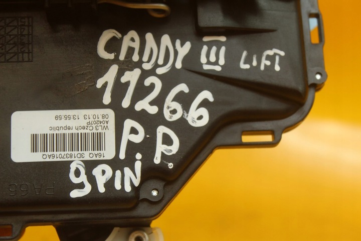 фото №13, Замок дверь правые перед vw caddy iii рестайлинг 9 pin 3d1837016aq
