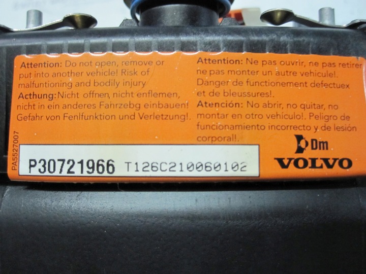 фото №7, Volvo s60 ii 11r подушка водія подушка безпеки p30721966 oa5555006 1057140347