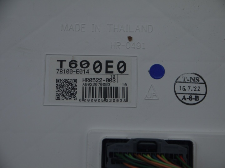 фото №12, Civic xi 2.0 type-r 23r спідометр  прилади дисплей 78100-e014 hr0522-003