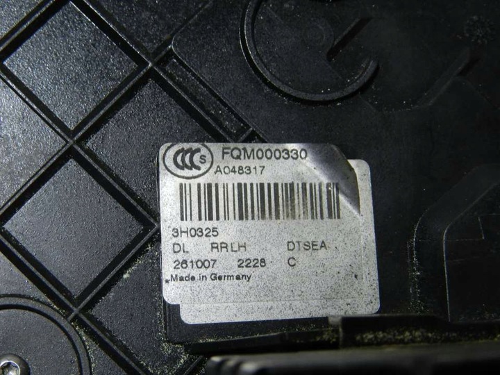 фото №6, Замок дверь левый зад range rover sport fqm000330