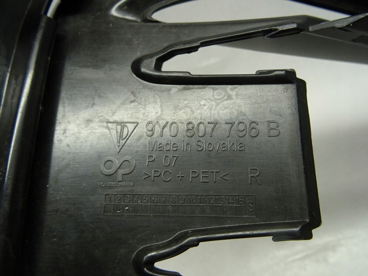 фото №8, Porsche cayenne 9y0 9y3 правая верхняя планка решётки бампера