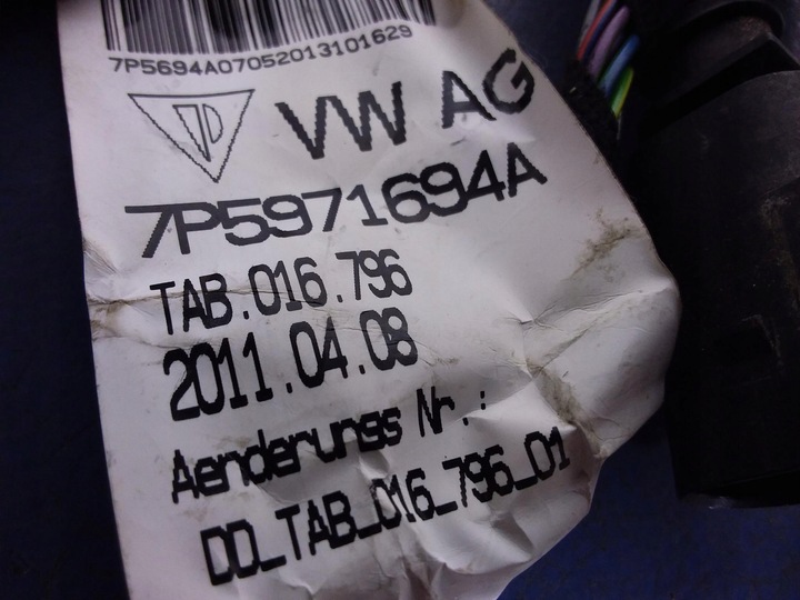 фото №9, Cayenne ii 7p5 джгут двері лівий зад 7p5971694a