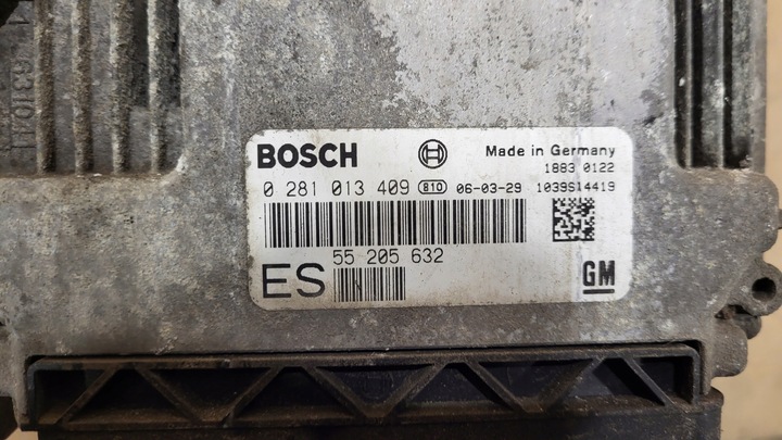 фото №4, Комп'ютер двигуна opel vectra c рестайлінг signum 1,9 cdti 16v 0281013409