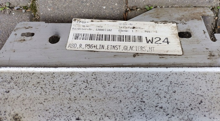 фото №12, Bmw 4 f36 gran купе 14-17 правая планка пороговая 7314640 a83 glacier серебро