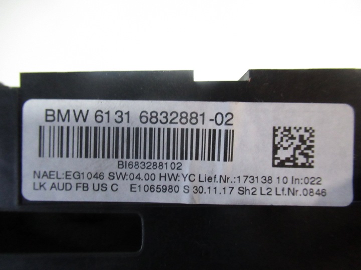 фото №6, Bmw f20 f30 f36 панель аудио радио хром 6832881