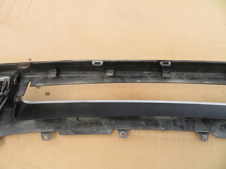 фото №13, Outlander рестайлинг 18- спойлер накладка бампер перед