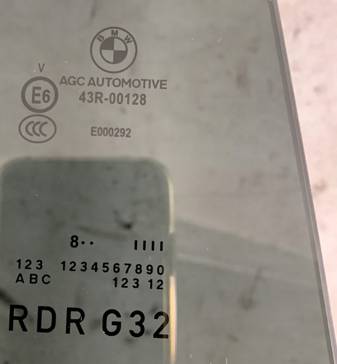фото №14, Bmw 6 gt g32 стекло дверь перед правая левая зад тёмное 43r-00050 / 43r-00128
