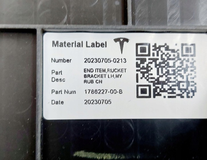 фото №9, Tesla y модель y 22r. карта багажника левая 1781387-98-a