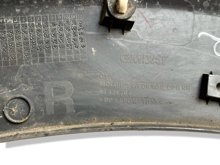 фото №9, Накладка крыльев перед правая сторона chevrolet captiva рестайлинг c100 2011