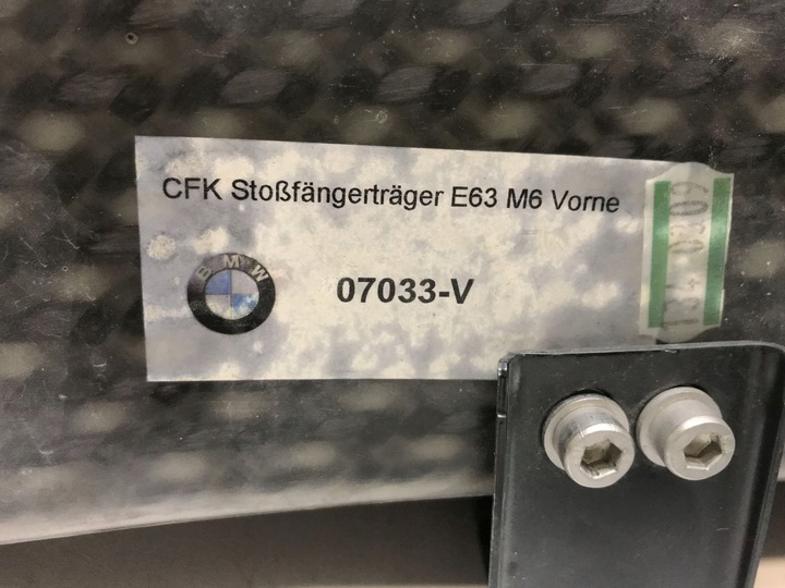 фото №9, Балка бампера передней bmw e63 e64 m6 карбон 7898286