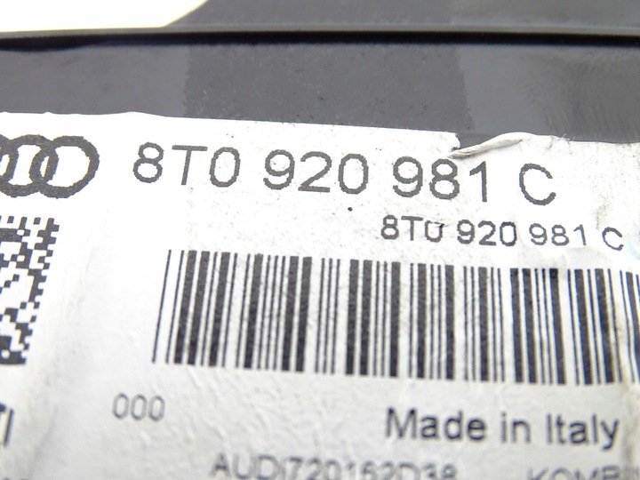 фото №6, Спидометр манометр приборы audi s5 8t 8t0920981c