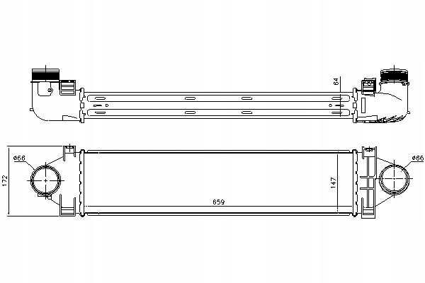 фото №2, Интеркулер land rover freelander 2 2.2d 10.06-10.