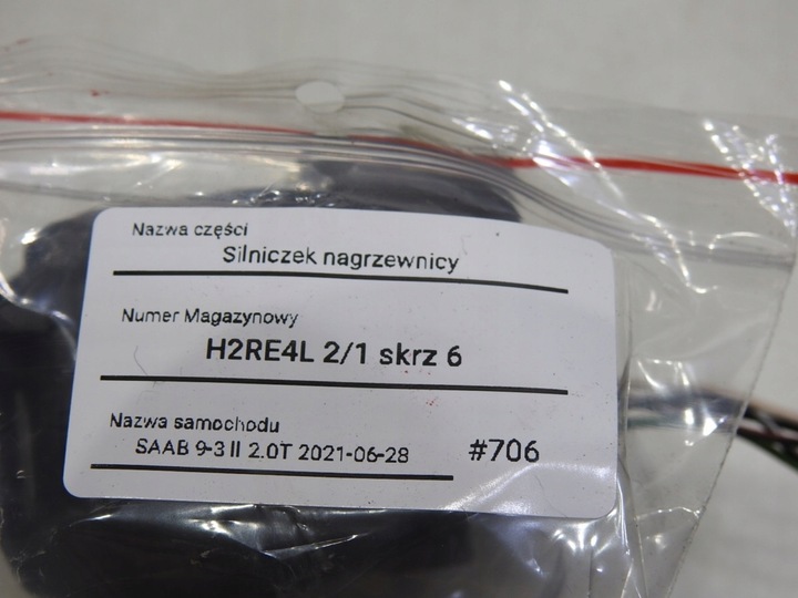 фото №6, Моторчик нагревателя saab 9-3 93 ii 09180204