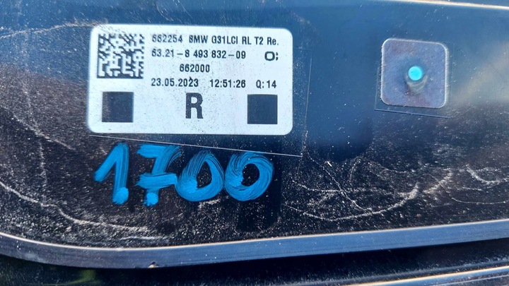 фото №11, Bmw 5 універсал g31 lci рестайлінг лампа права ліва зад комплект led 1700