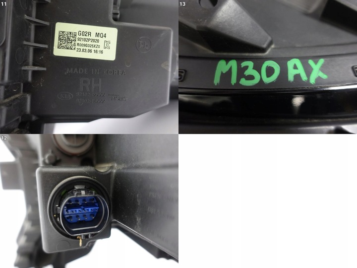 фото №12, Kia sorento iv 4 20-23 лампа повний led права перед eu