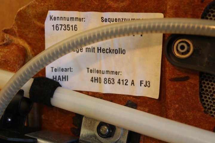 фото №8, Ролета электрический зад audi a8 4h d4 рестайлинг