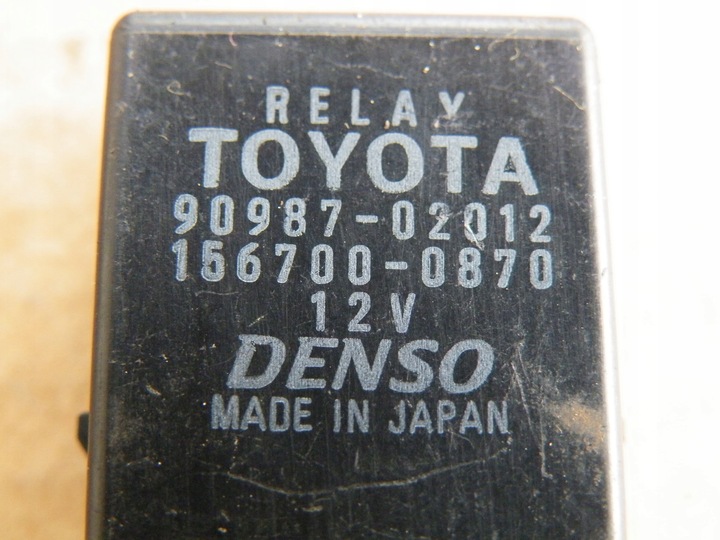 фото №7, Toyota yaris avensis corolla реле 90987-02012