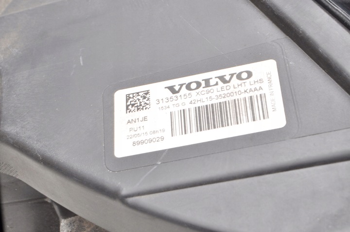 фото №8, Volvo xc90 ii лампа повний led ліва передня лівий перед 31353155